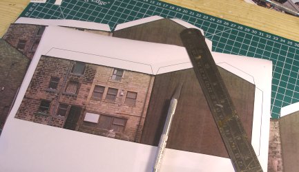 Building the Halifax Road house kit: Print out a set of sheets