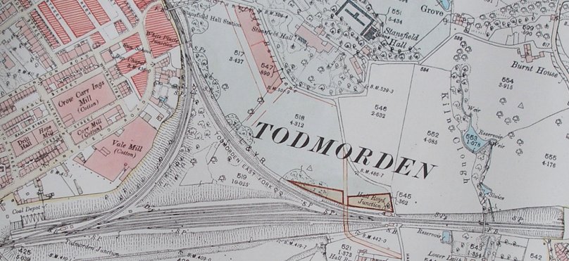 An extract from the 1894 OS 1:2500 scal map
