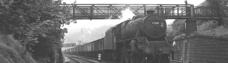 Calder Valley private railway bridge 109 as seen in 1966, looking westwards. 