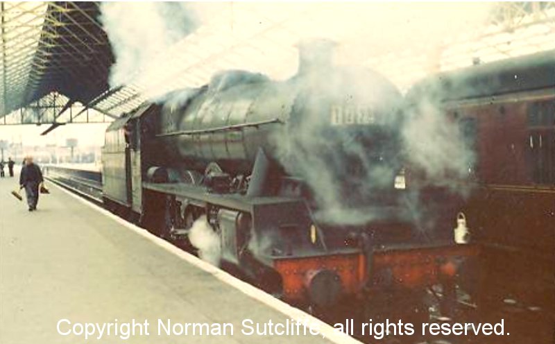 BR (LMR) Stanier Jubilee having arrived at Southport Chapel Street with excursion 1Z20 from Todmorden.