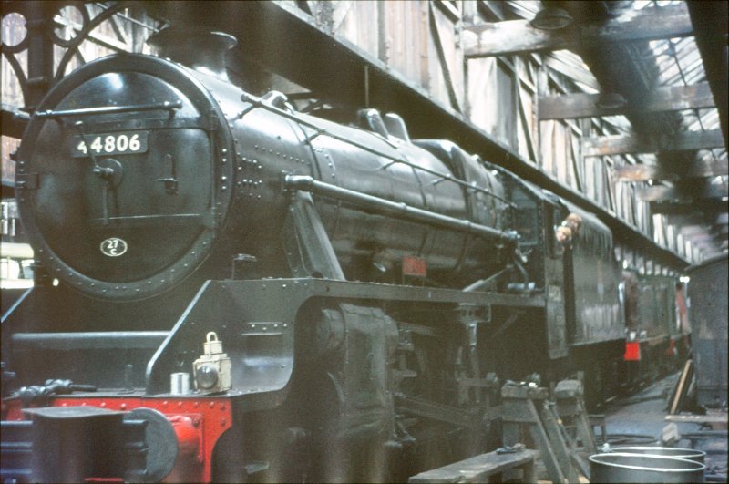 44806 'Magpie' has hit the buffer stops at Steamport Southport.