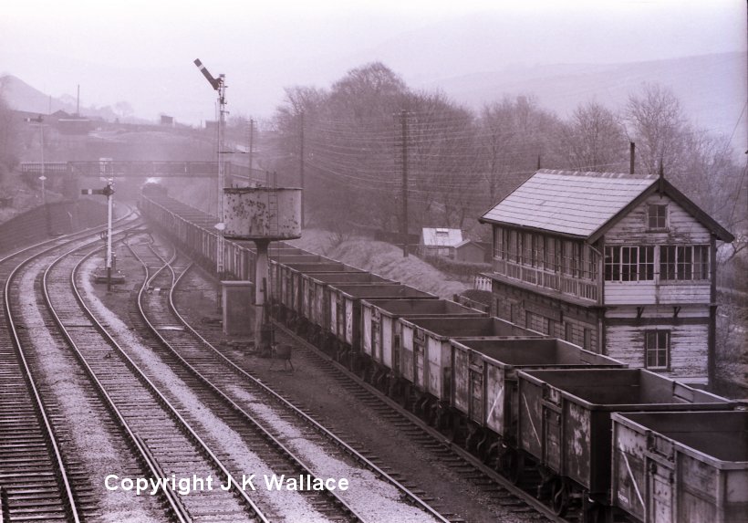 Stanier Black 5 45203 is about to enter Millwood Tunnel in 1968 with a down empty mineral working.