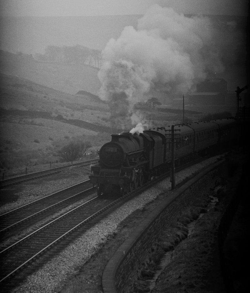 BR (LMS) Stanier Jubilee 45562 'Alberta' on 19 March 1966.