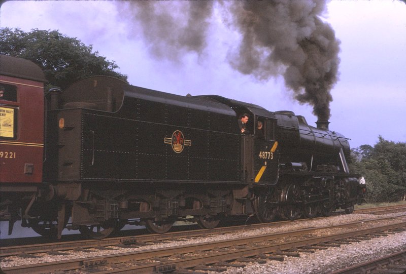 Rose Grove veteran was Stanier 8F 48773 powering one of the last day specials in August 1968.