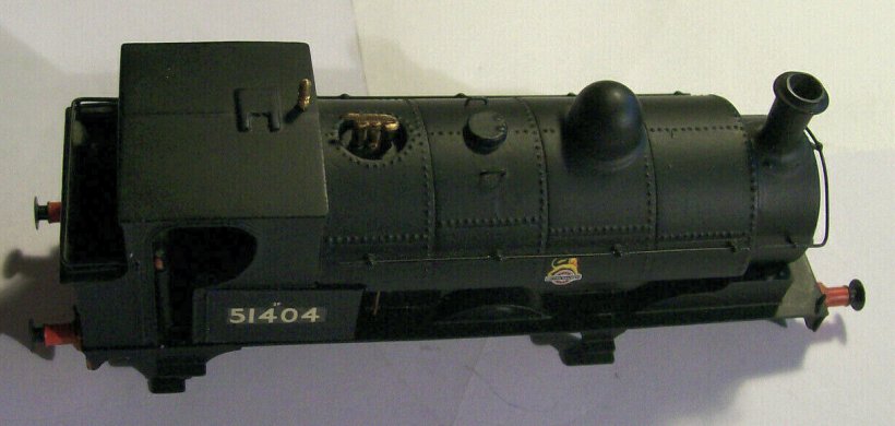 OOWorks LYR Barton Wright Class 23 0-6-0 saddle tank body top view, as purchased off eBay
