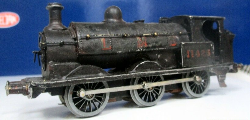 EM gauge Cotswold LYR Barton Wright Class 23 0-6-0 saddle tank three quarters front view