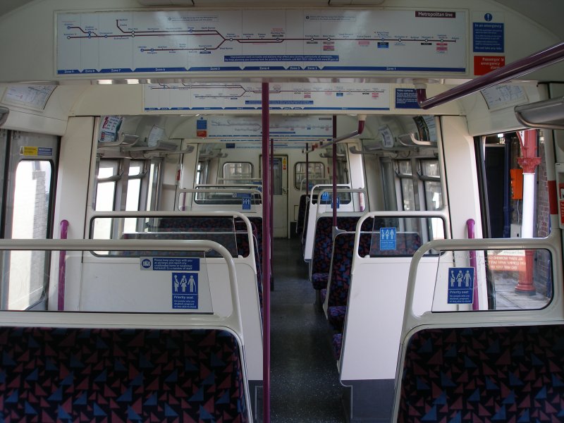 A60 stock interior as on 09 December 2010 looking away from driver's cab