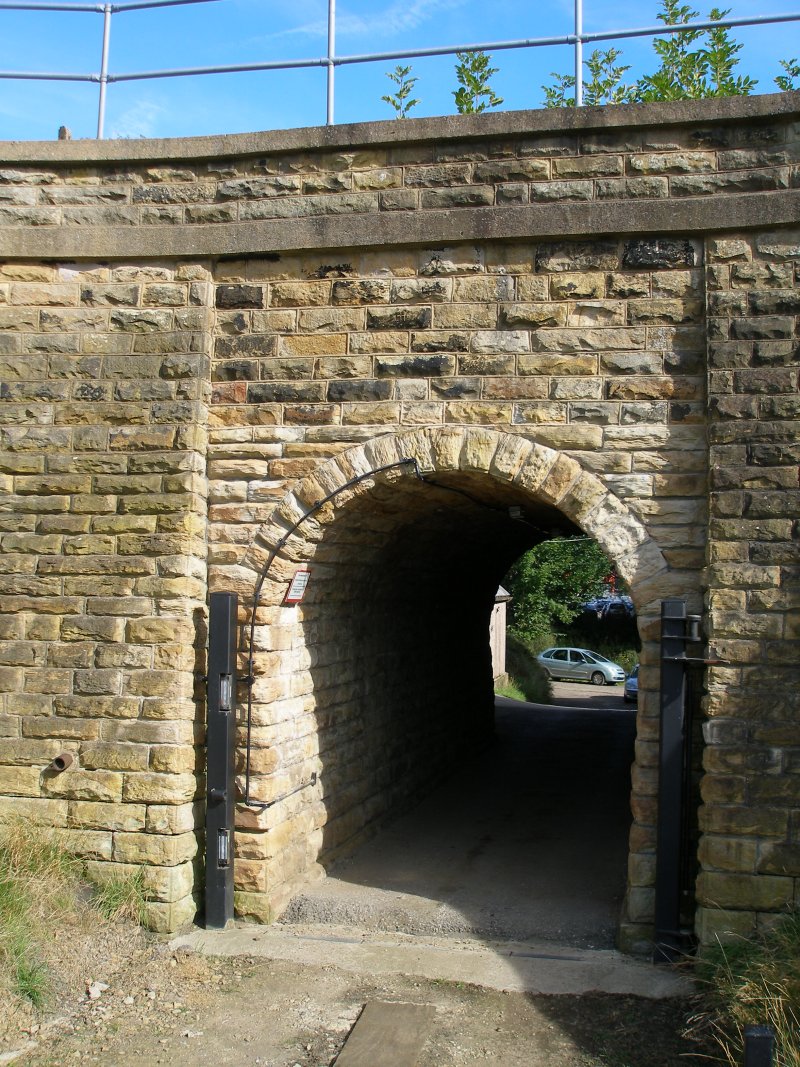 Anchor Pit underline bridge looking east