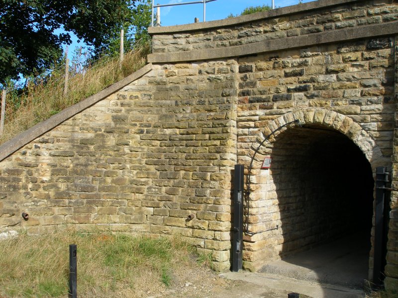 Anchor Pit underline bridge looking east