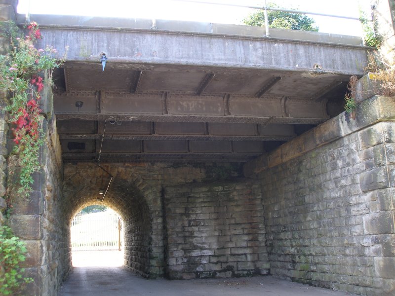 Anchor Pit underline bridge looking west