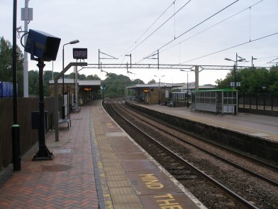 Berkhamsted Station Saturday 31 May 2014 looking towards London on Platform 4