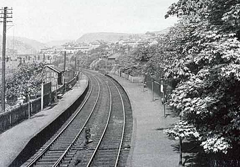 Stansfield Hall Halt in the early 20th Century