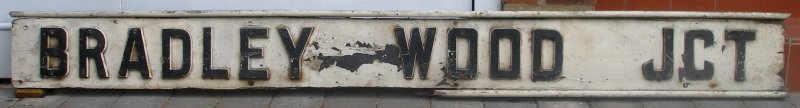 Bradley Wood Junction signal box name board 29 August 2016
