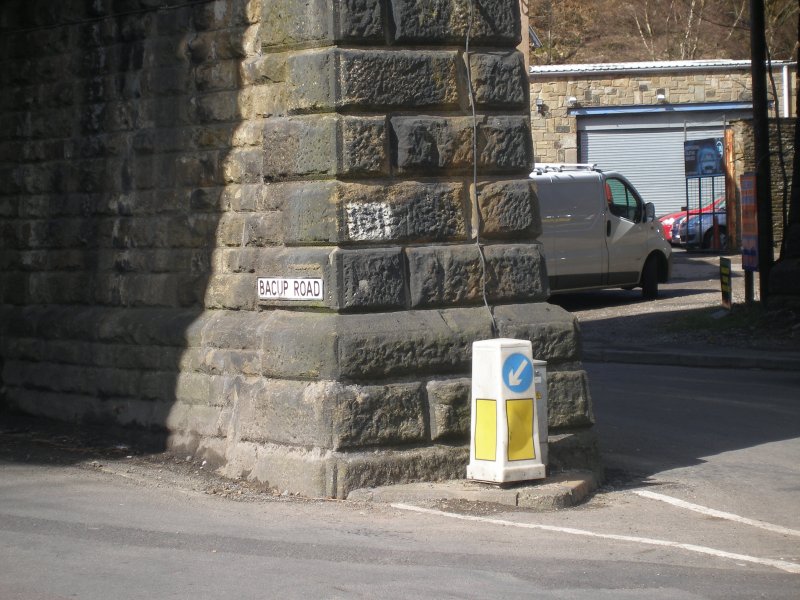 Gauxholme Canal Bridge and Viaduct (Bridge 101) photographed on Fridat 25 March 2016.