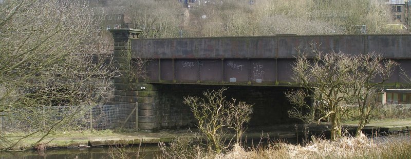 Gauxholme Canal Bridge and Viaduct (Bridge 101) photographed on Friday 25 March 2016.