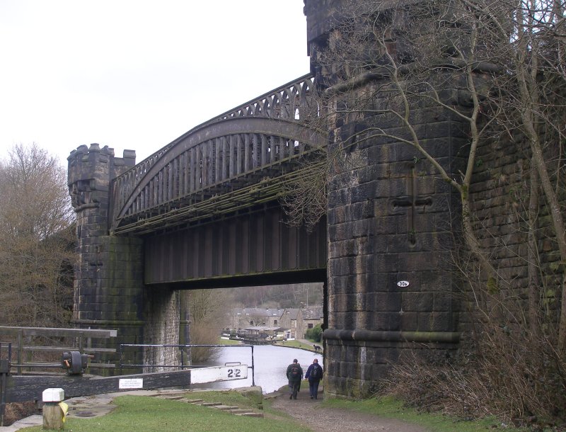 Rochdale Canal Bridge 102 at Gauxholme