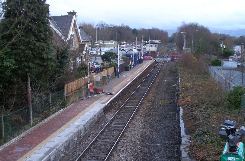 Brierfield Station taken from the footbridge looking south 22 March 2014