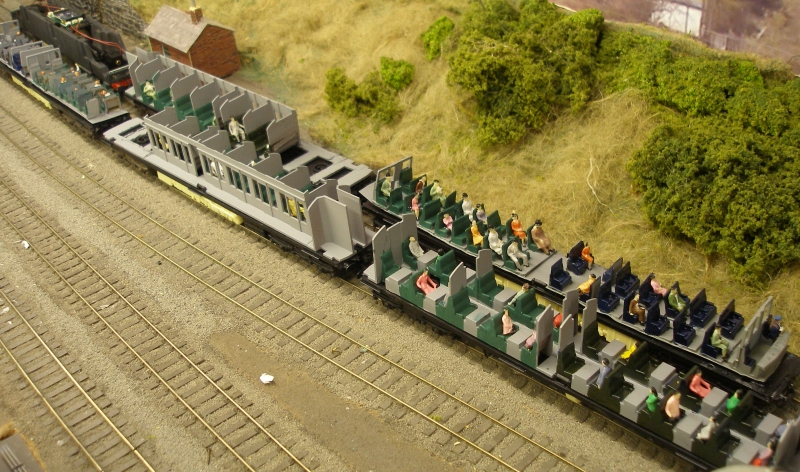 4mm scale Sliver Fox Class 124 Trans-Pennine DMU: painted and populated interiors completed