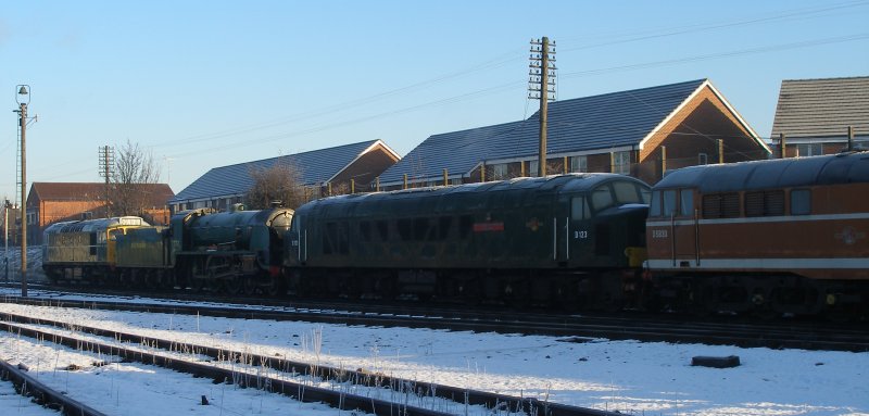 Diesels at Loughbough 30 December 2014