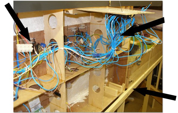 Baseboad shown rotated to allow work underneath, resting on the sub-frame assembly.