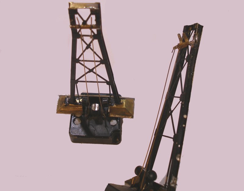 Hall Royd Junction signal gantry model: