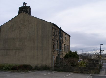 80-82 Halifax Road, Todmorden three quarters rear view April 2013