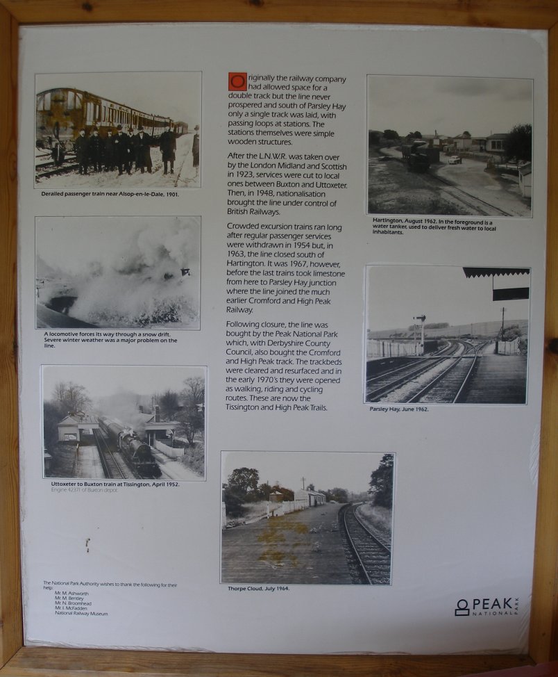 Preserved L&NWR signal box at Hartington on the Tissington Trail 8 June 2014 Display Panel