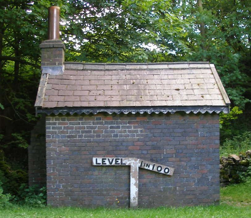 L&NWR Hartington Permanent Way Hut 10 July 2014 Side elevation (west)