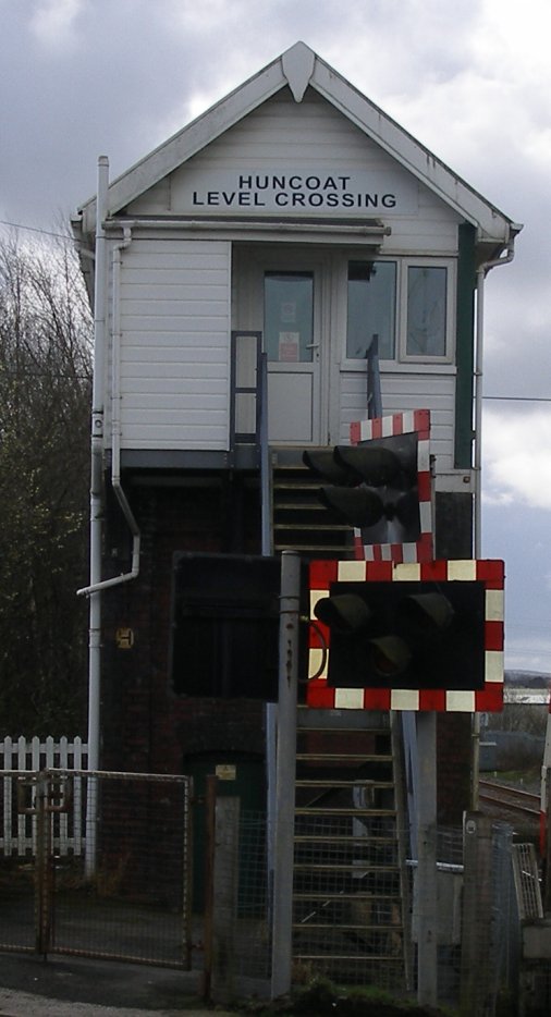 Huncoat Crossing Box on 23 March 2014 door end