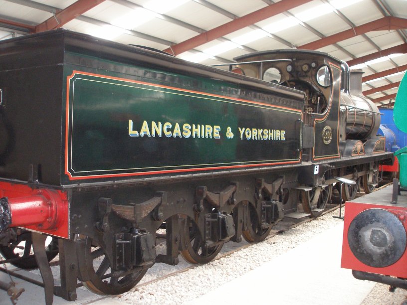 1896-built L&YR number 1300 (later LMS 12322 and BR 52322) arrived at Ribble Steam Railway in mid-December 2009 from the ELR, and as displayed in August 2013.
