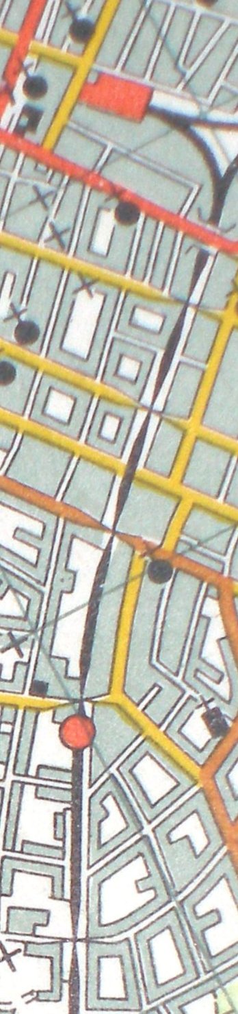 Section from Ordnance Survey Sheet 100 c. 1961 showing railway line from Southport Chapel Street to Birkdale including Portland Street and Duke Street kevel crossings.