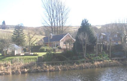 The site of Lanebottom School today, showing the bungalow now occupying the site.