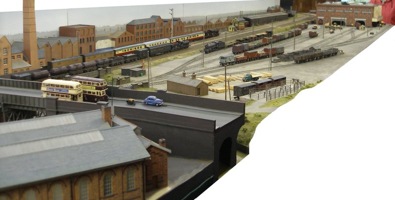 Shipley Model Railway Society's Leicester South layout as seen at Alexandra Palace on Sunday 29 March 2015.