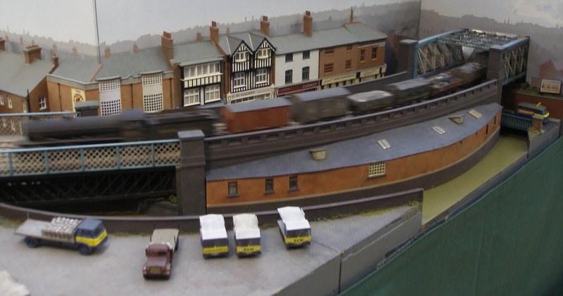 Shipley Model Railway Society's Leicester South layout as seen at Alexandra Palace on Sunday 29 March 2015.