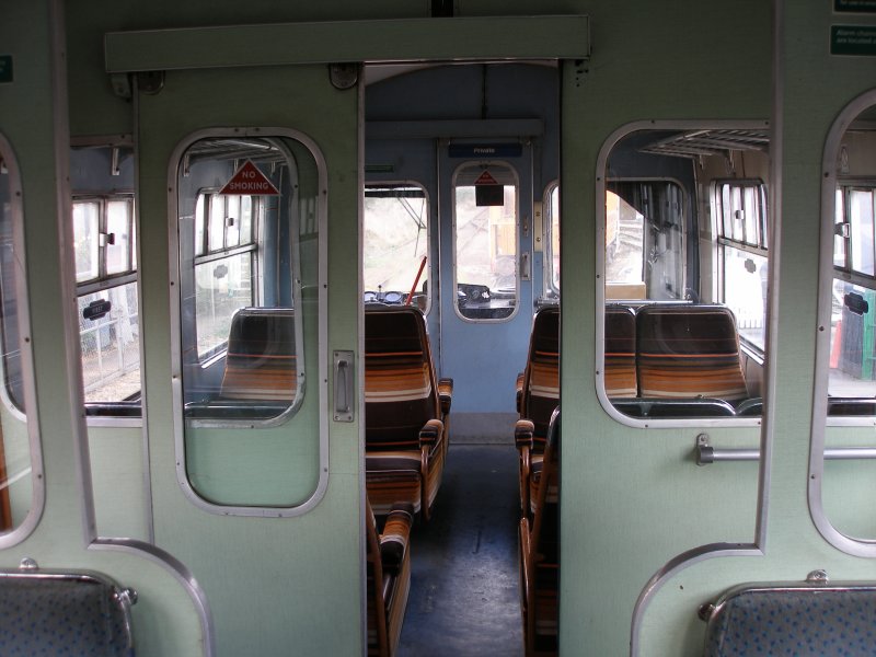 Metro-Cammell DMU Class 101 showing 1st class seating and panelling