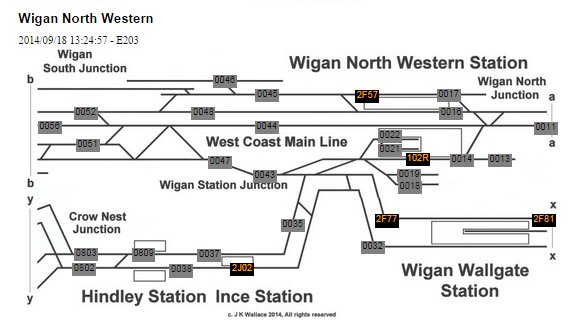 The Natterjack arrives at Wigan North Western