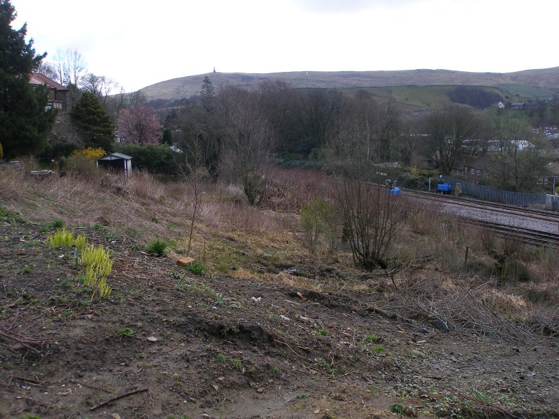 Modern day access to the original alignment of Hall Royd Road