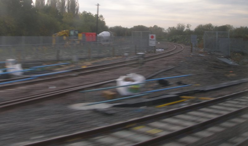 Oxford Parkway Sunday 25 October 2015: new connection to the MoD complex in Bicester.