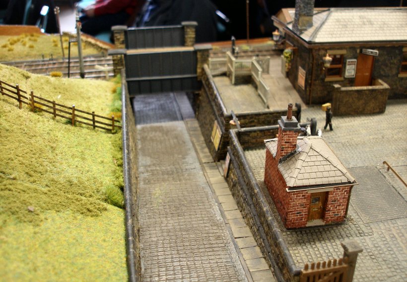 The Ryburn Lancahsire 7 Yorkshire Railway (LYR) P4 4mm scale layout as seen at the Lancashire & Yorkshire Railway Society Modeller's Meeting Todmorden 25 Mach 2023.