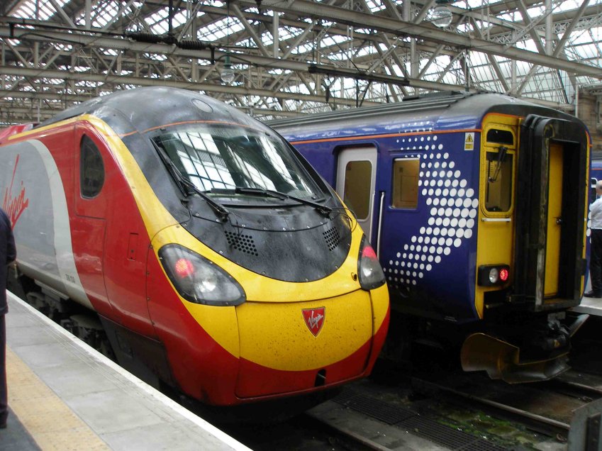 Penolino on arrival at Glasgow Central