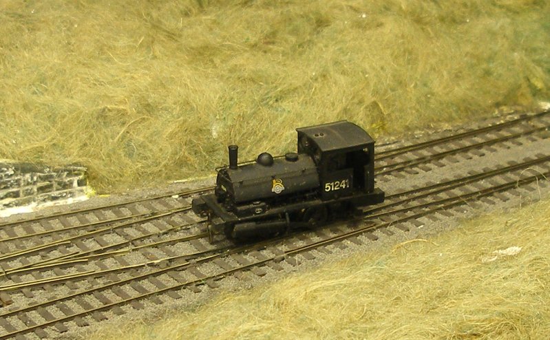 The Dapol Pug as seen at the 4mm scale Hall Royd Junction