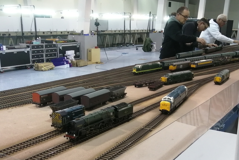 Heaton Lodge 7mm layout: staging yard