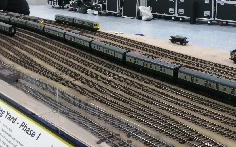 Heaton Lodge 7mm layout: staging yard