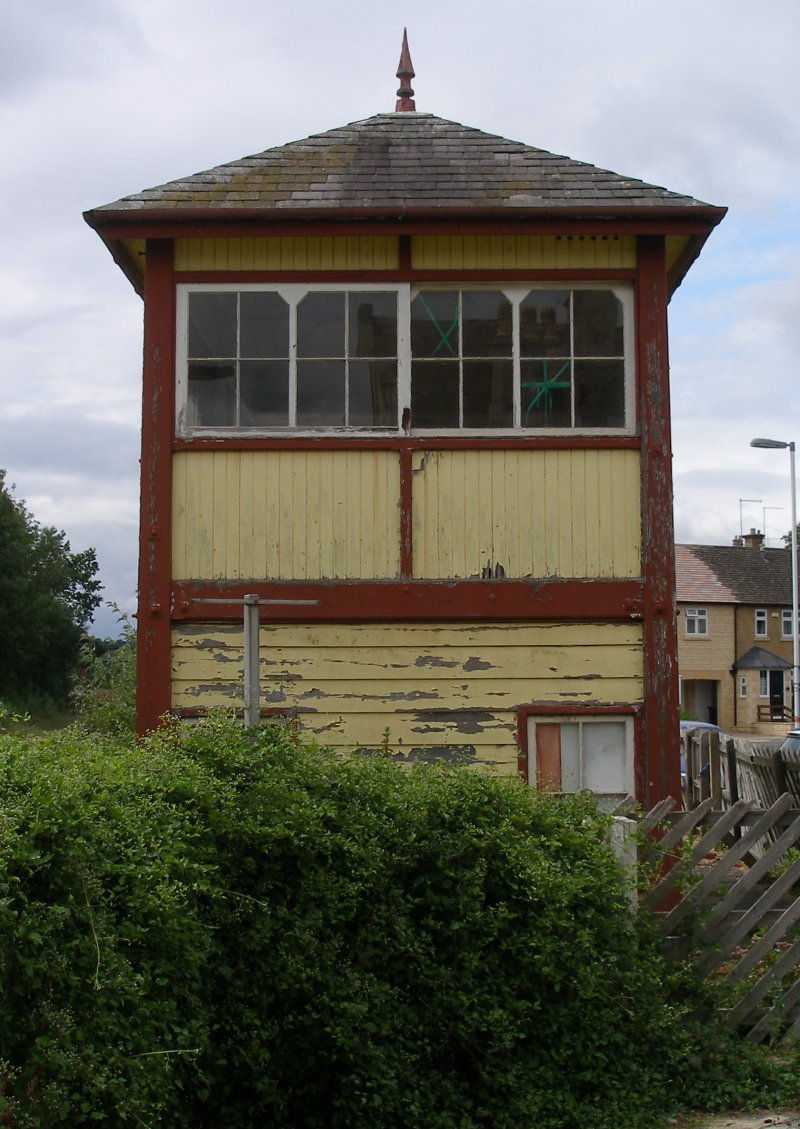 Stamford Signal Box, end view, June 2015