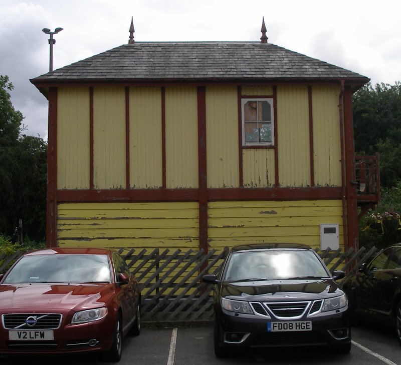 Stamford Signal Box, rear view, June 2015