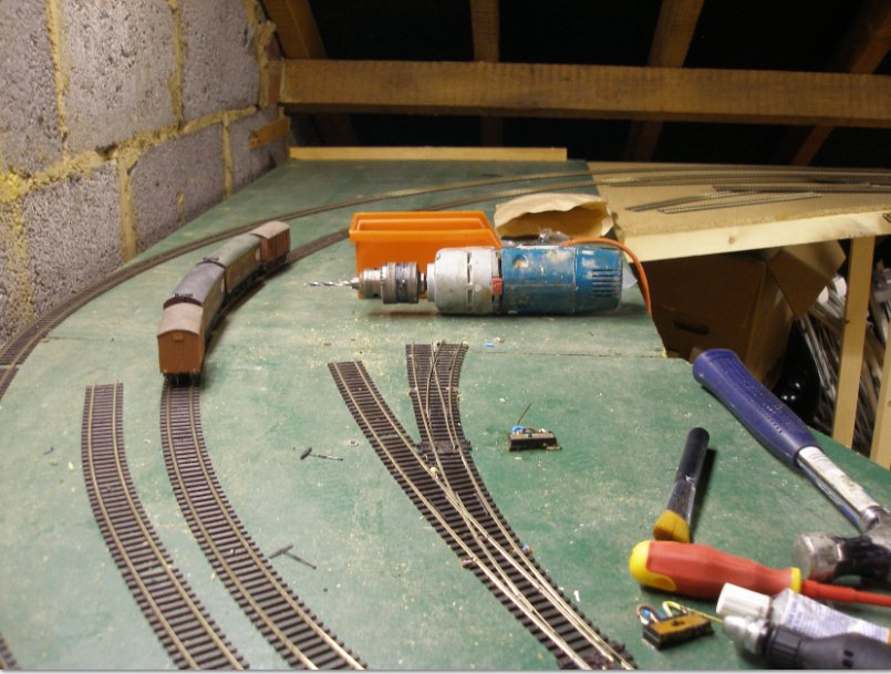 Old storage sidings on Hall Royd Junction, the 4mm model aka Leeds/Bradford.