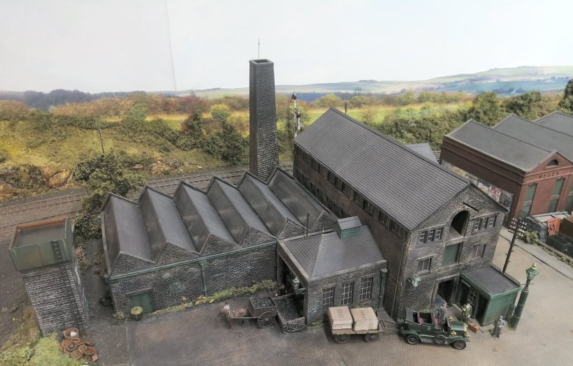 Thrulstone GC OO model railway: Thurlstone mill