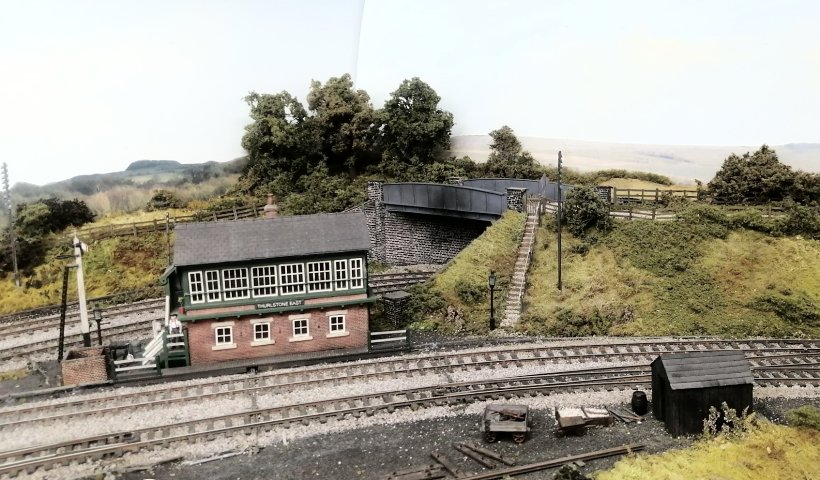 Thurlstone GC OO model railway: Thurlstone Junction signal box