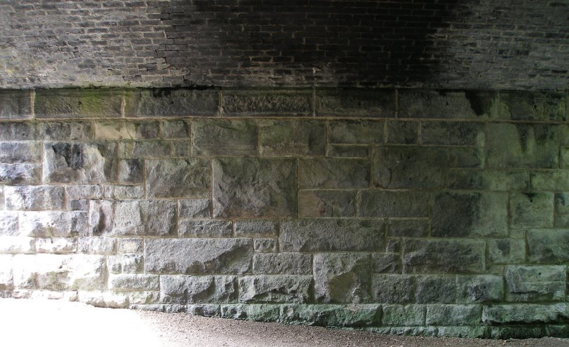 Underside of Tissington railway bridge
