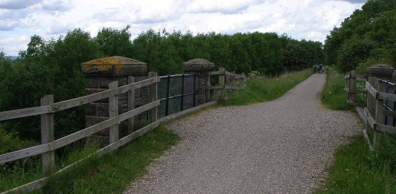 Bridge with steel decking on the Tissington Trail 8 June 2014